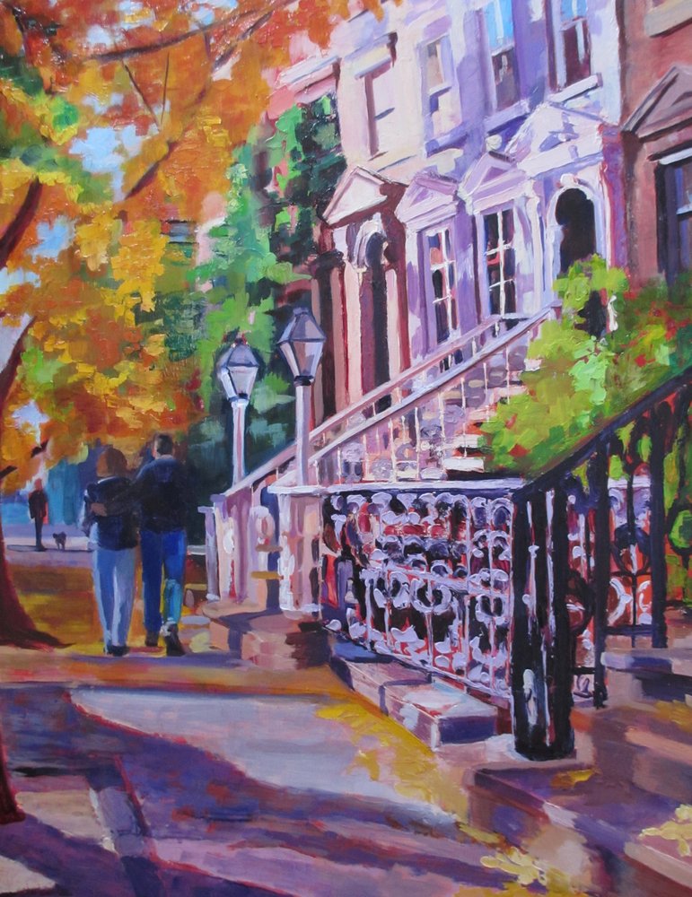 Herbstlicher Stadtspaziergang von Maxine Shore