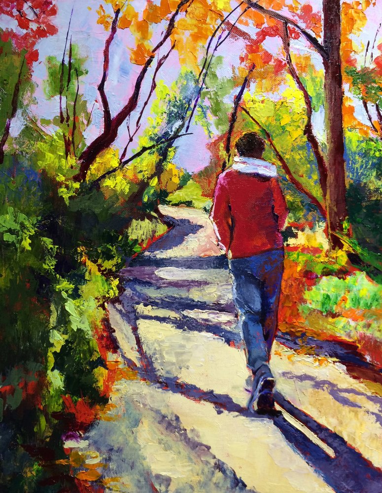 Bunter Herbstspaziergang von Maxine Shore