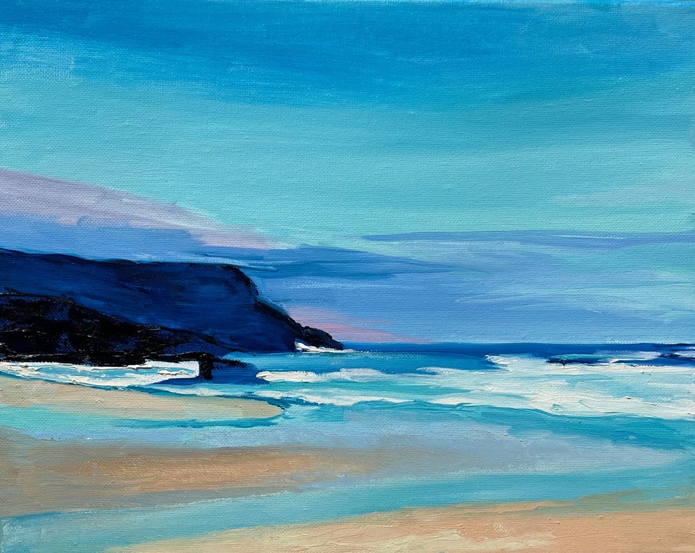 Ruhiger Küstenabend von Maxine Shore