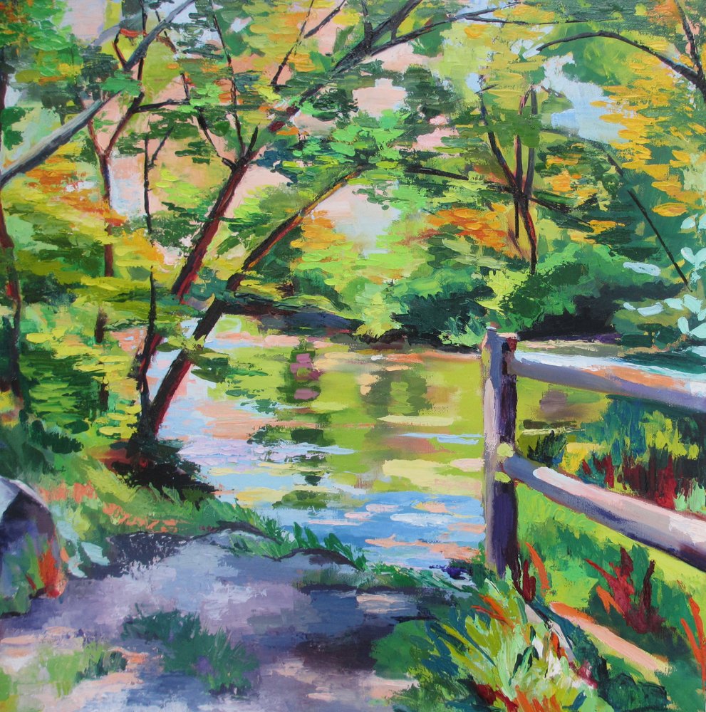 Ruhiger Flusspfad von Maxine Shore