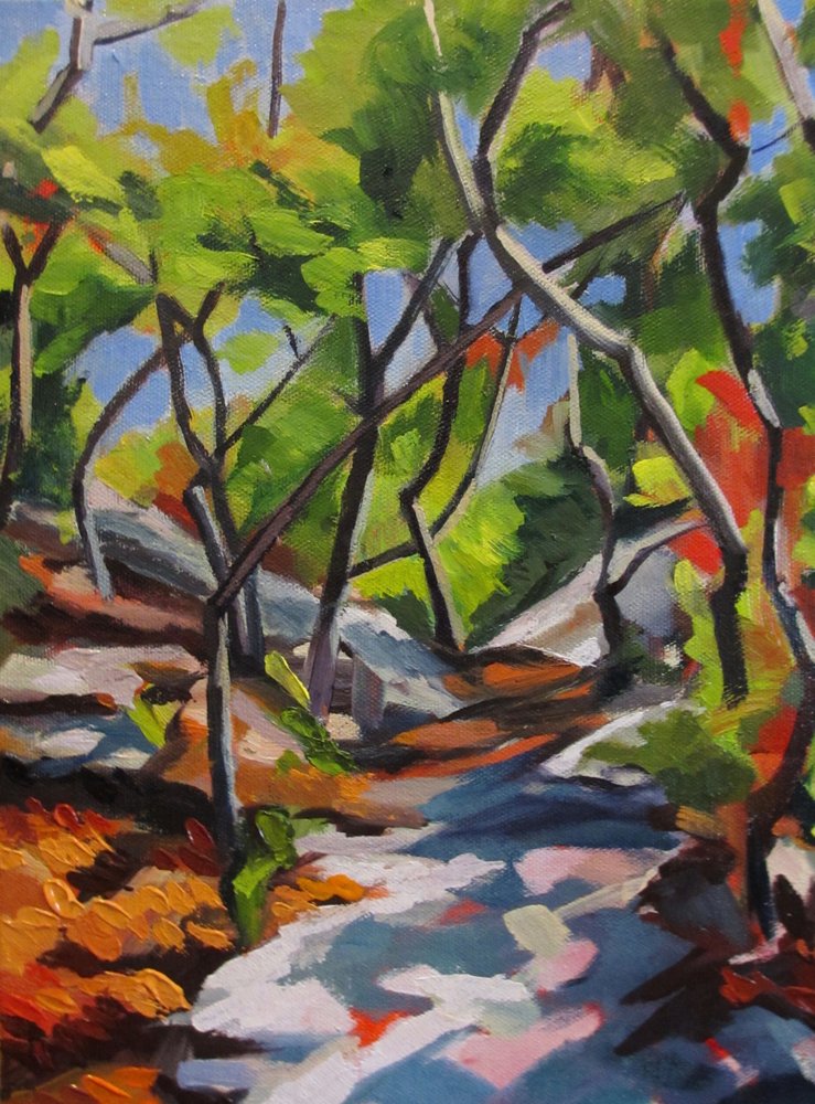 Sonniger Waldspaziergang von Maxine Shore