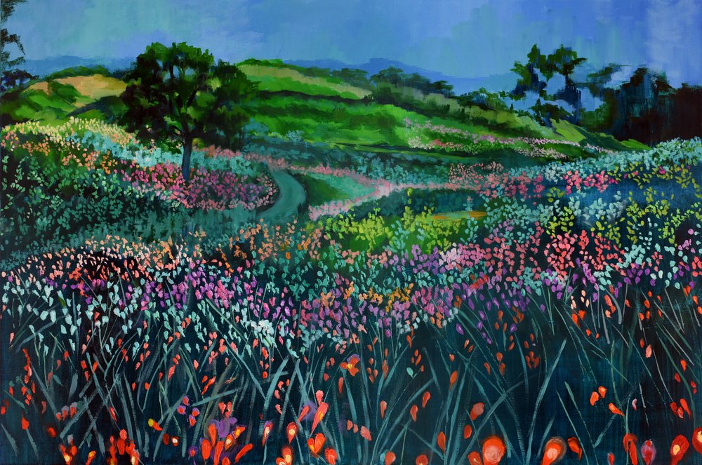 Zwielichtige Wildblumenwiese von Maxine Shore