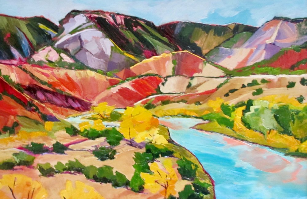 Lebendiger Canyon-Fluss von Maxine Shore