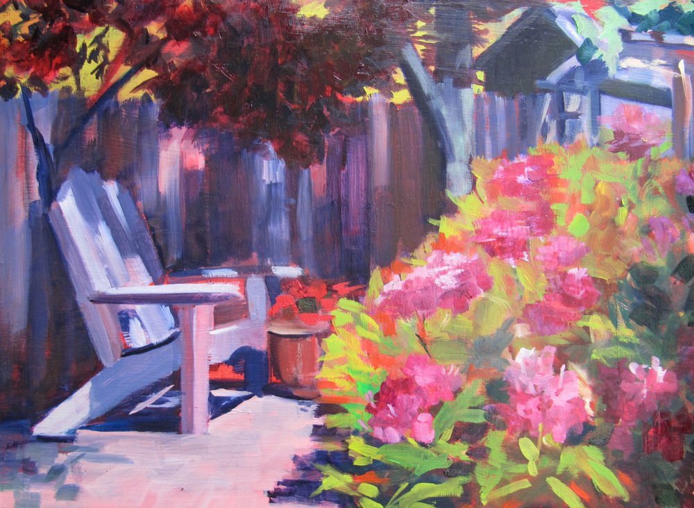 Lebendiger Gartenstuhl von Maxine Shore