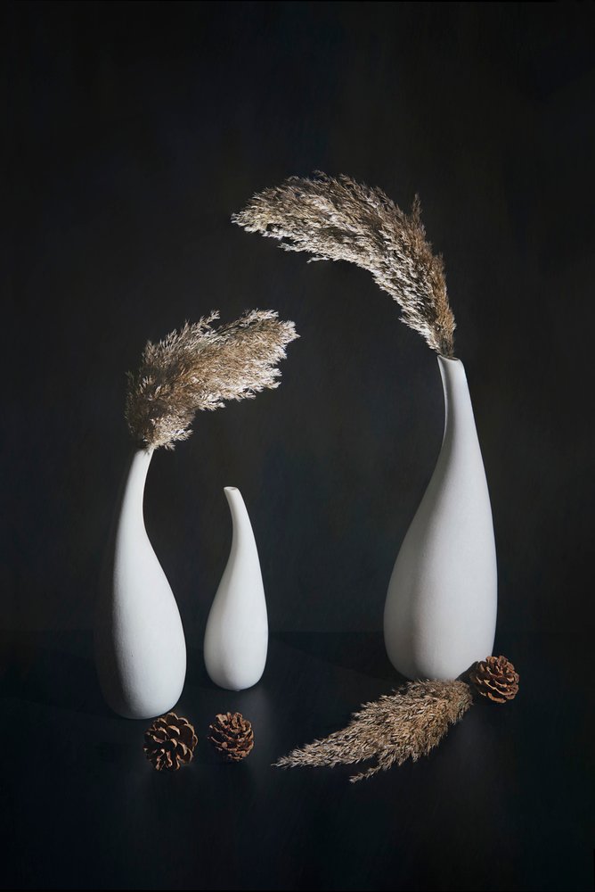 Minimalistisches Pampas-Arrangement von Mei Su