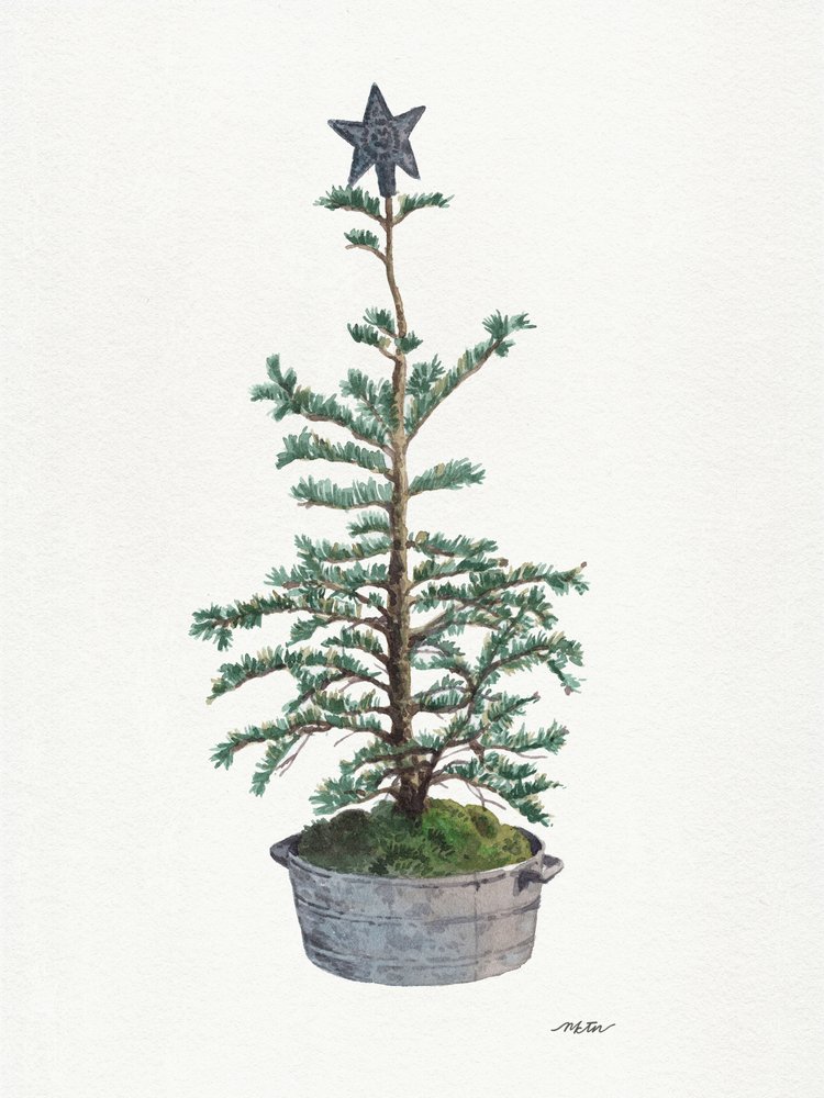 Rustikaler Weihnachtsbaum von NKTN