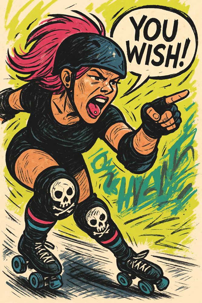 Du wünschst Roller Girl von Natalie Bruns