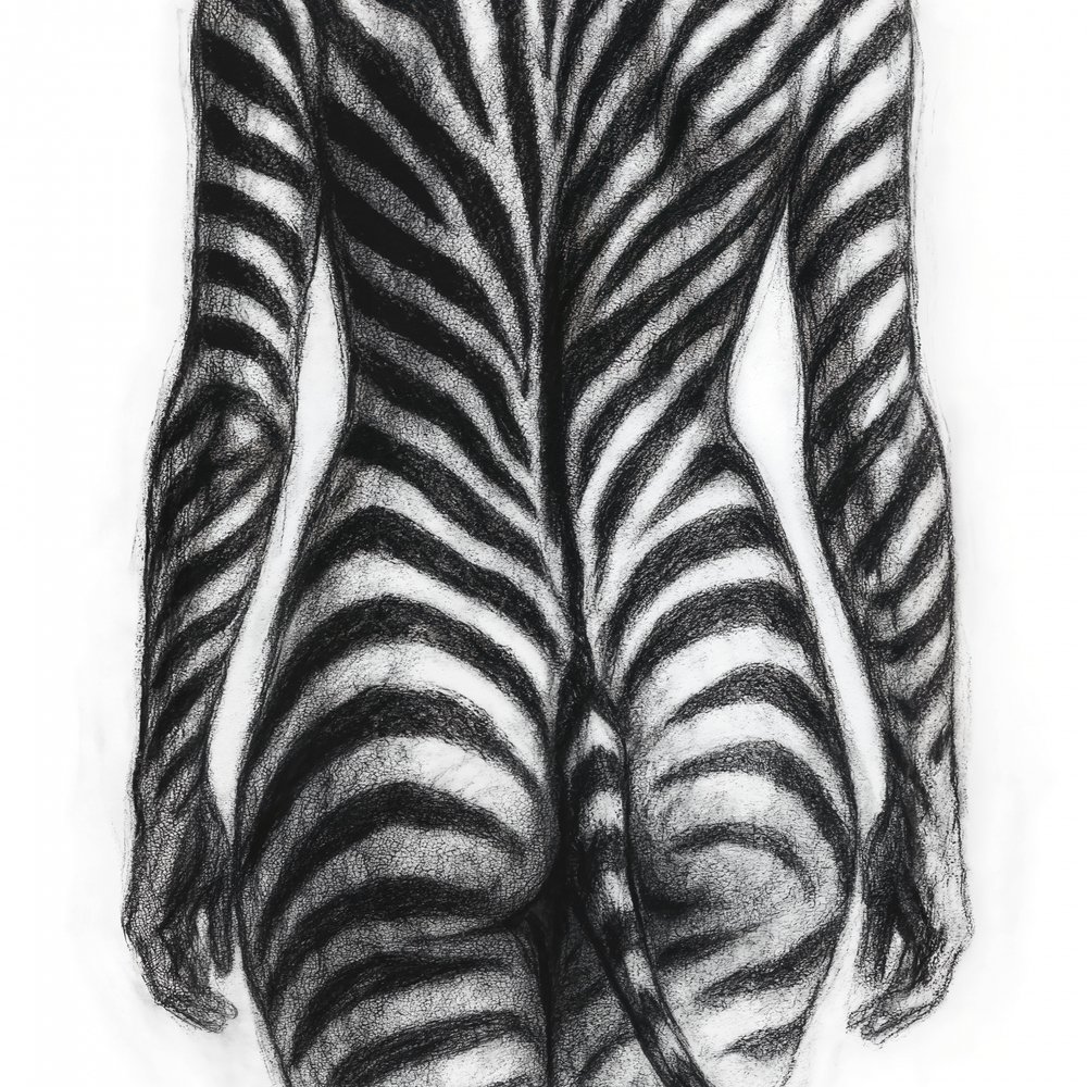 Zebrastreifenfigur von Natalie Bruns