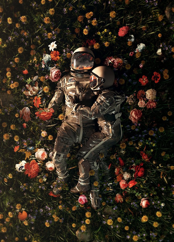 Kosmisches Paar Blüte von Nicebleed