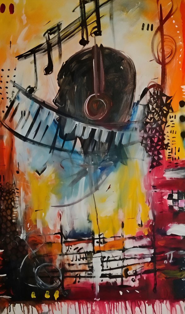 Lebendige Musikabstraktion von Nico Phooko