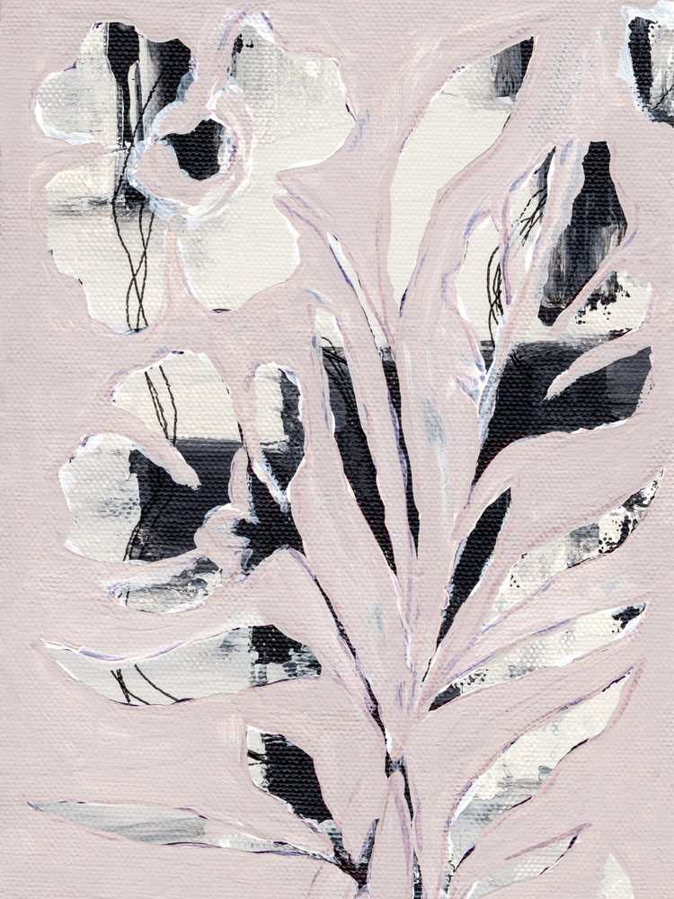 Moderne rosa Blume von Nikita Jariwala