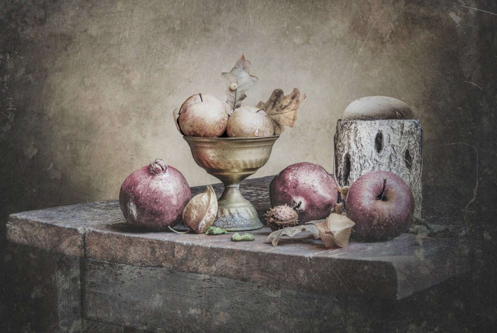 Rustikales Herbst-Stillleben von OSAMA OMAR ALIE