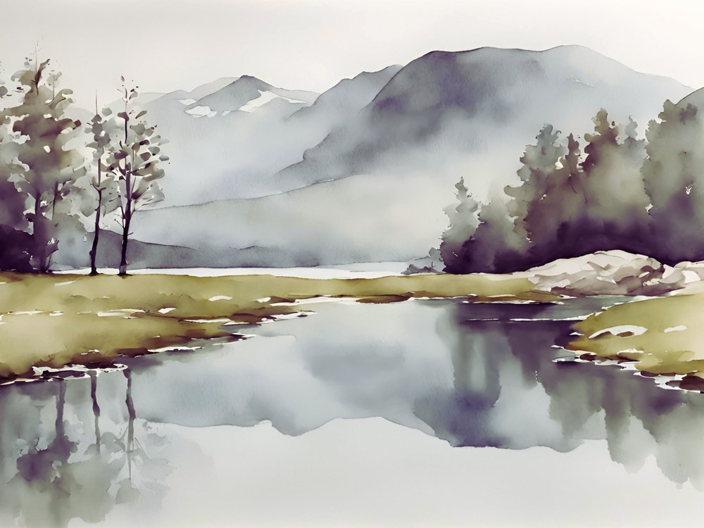 Ruhiger Bergsee von Ohkimiko