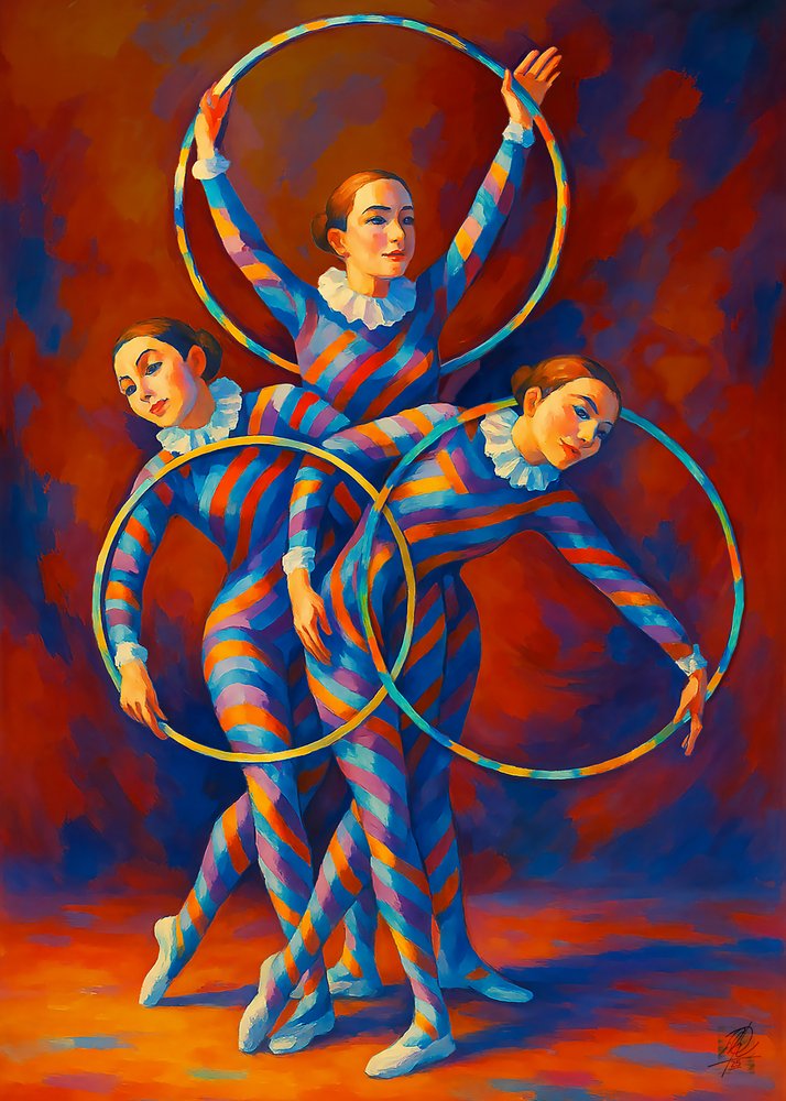 Harlekin-Reifentänzer von Osvaldo Russo