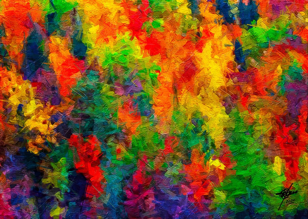 Freudige Farbexplosion von Osvaldo Russo