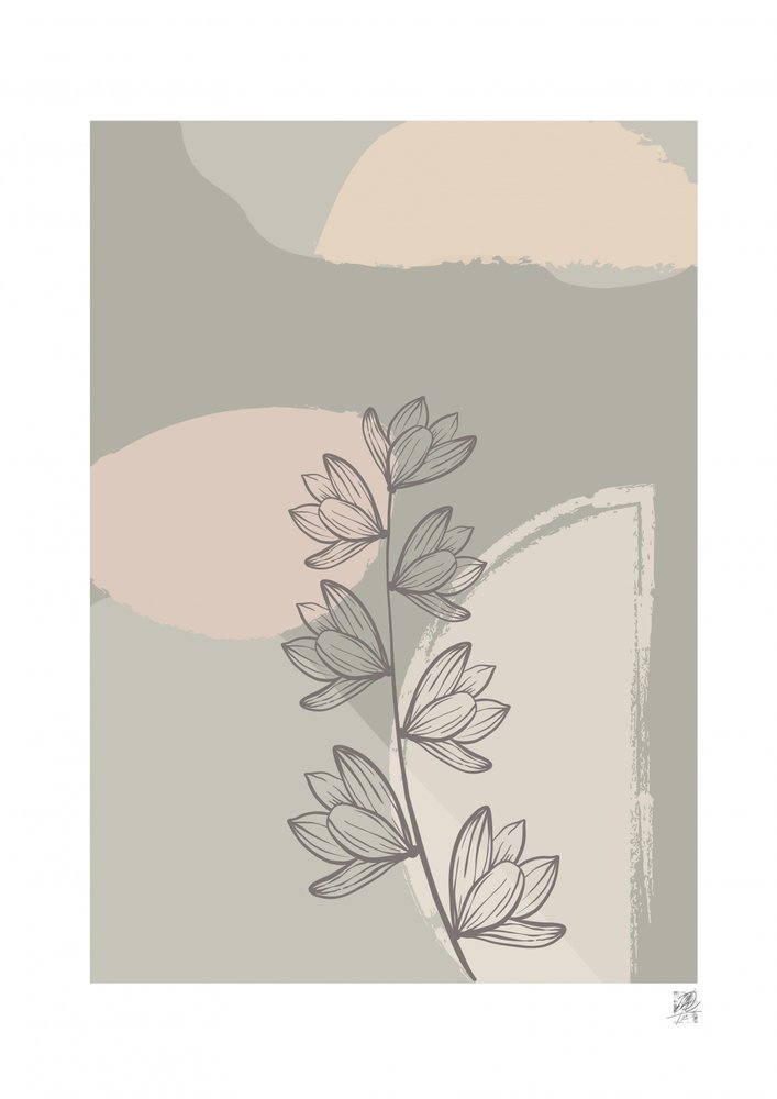 Weiche abstrakte Botanicals von Osvaldo Russo