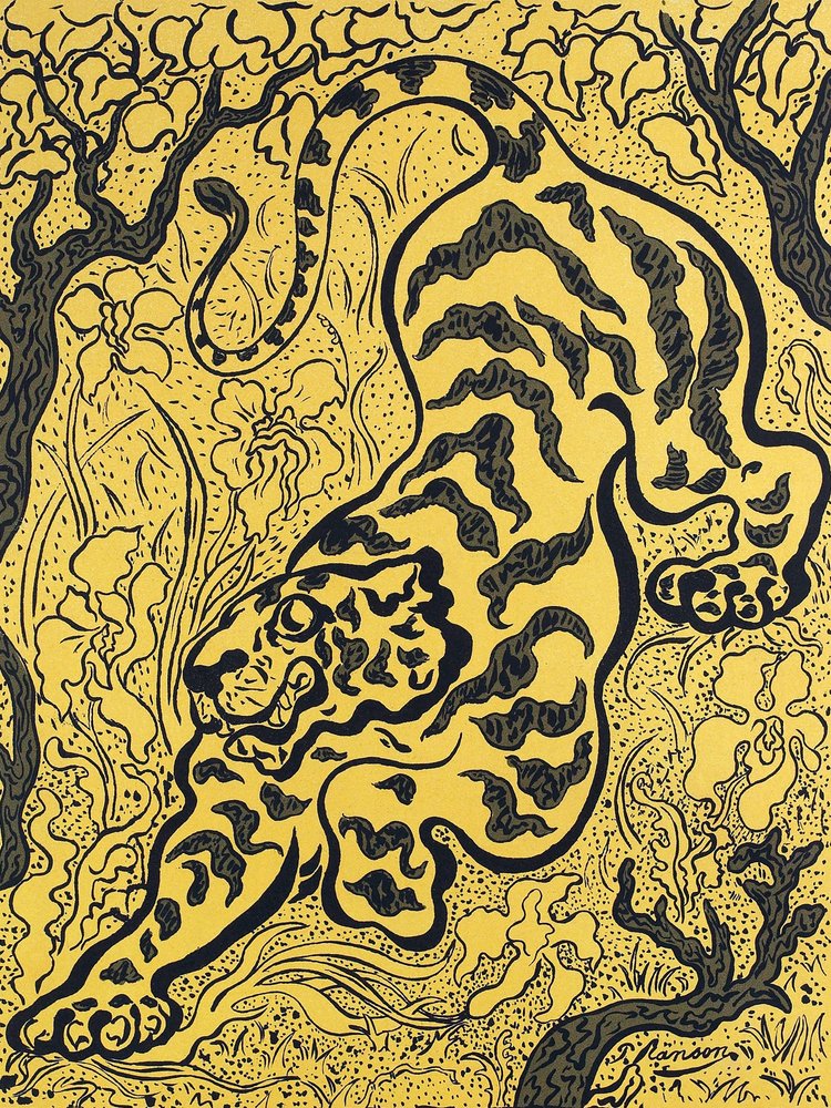 Tiger in den Dschungeln von Paul Ranson