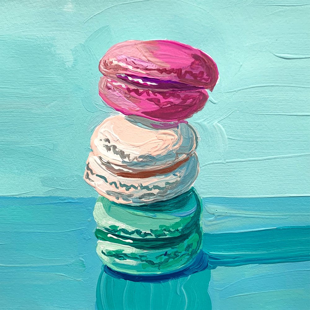 Süßer Macaron-Turm von Pauline Wegman | Key and Sea Creative