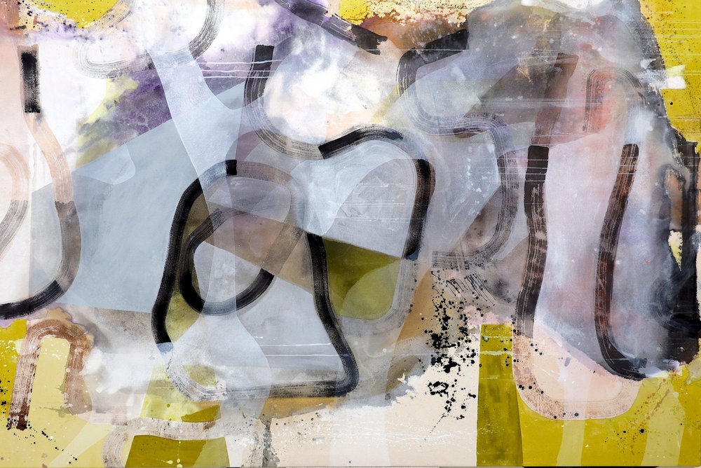 Moderne gelbe Bewegung von Poonam Choudhary