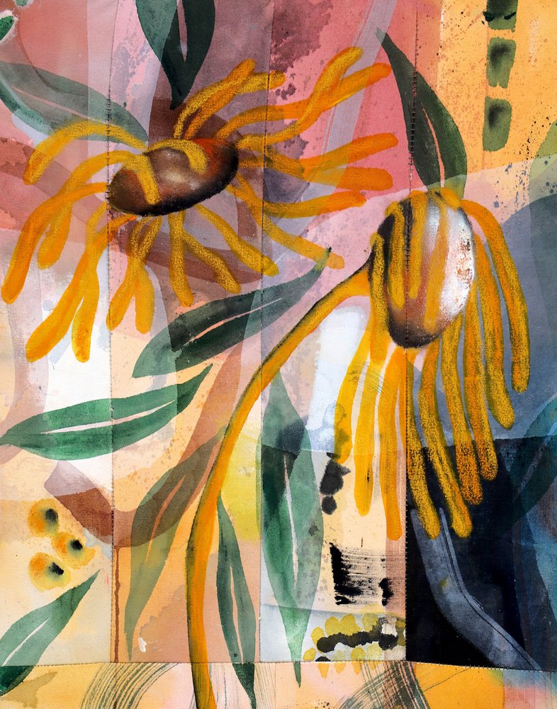 Lebhafte Gelbe Botanicals von Poonam Choudhary