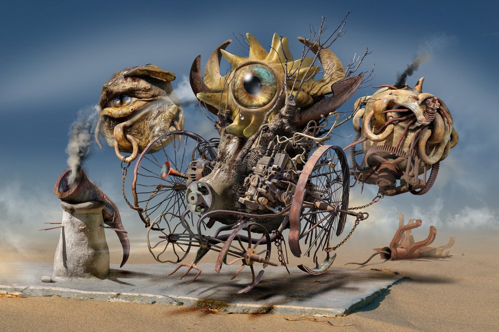 Steampunk-Wüstenkreaturen von Radoslav Penchev