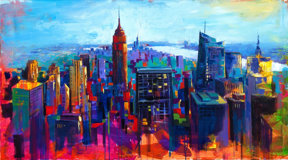 Lebendiges New York City von Renate Holzner