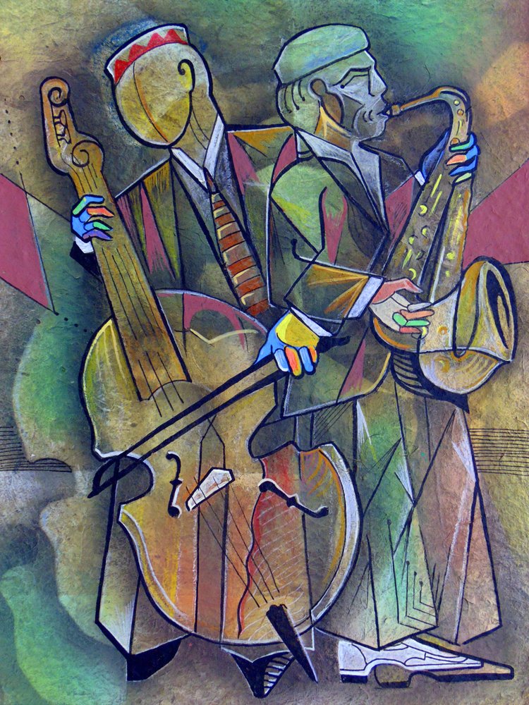 Lebendiges Jazz-Duo von Ricardo Maya