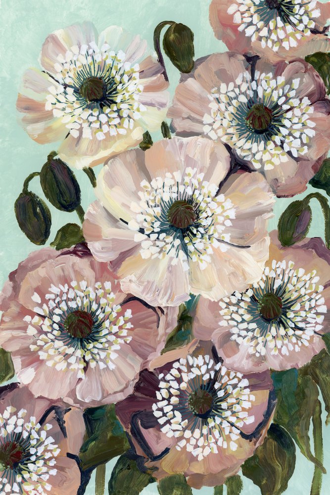 Rosa Mohnblumen von Rosana Laiz Blursbyai