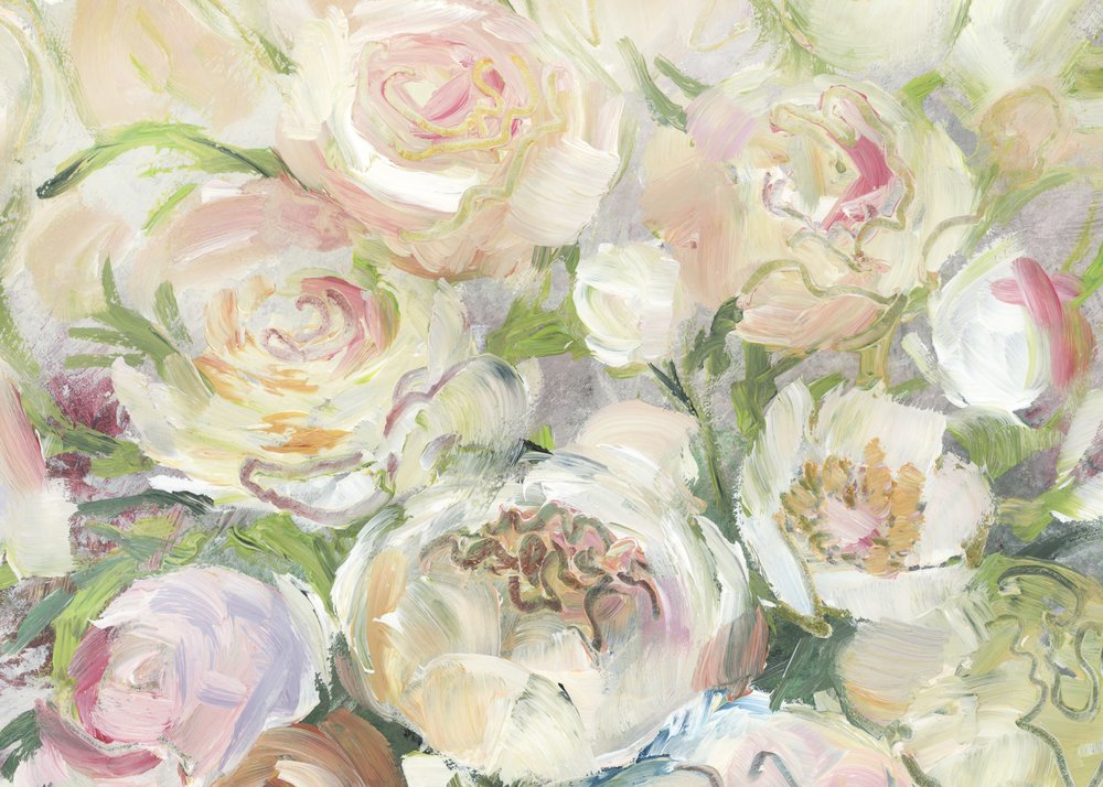 Sanfte Pastellblüten von Rosana Laiz Blursbyai