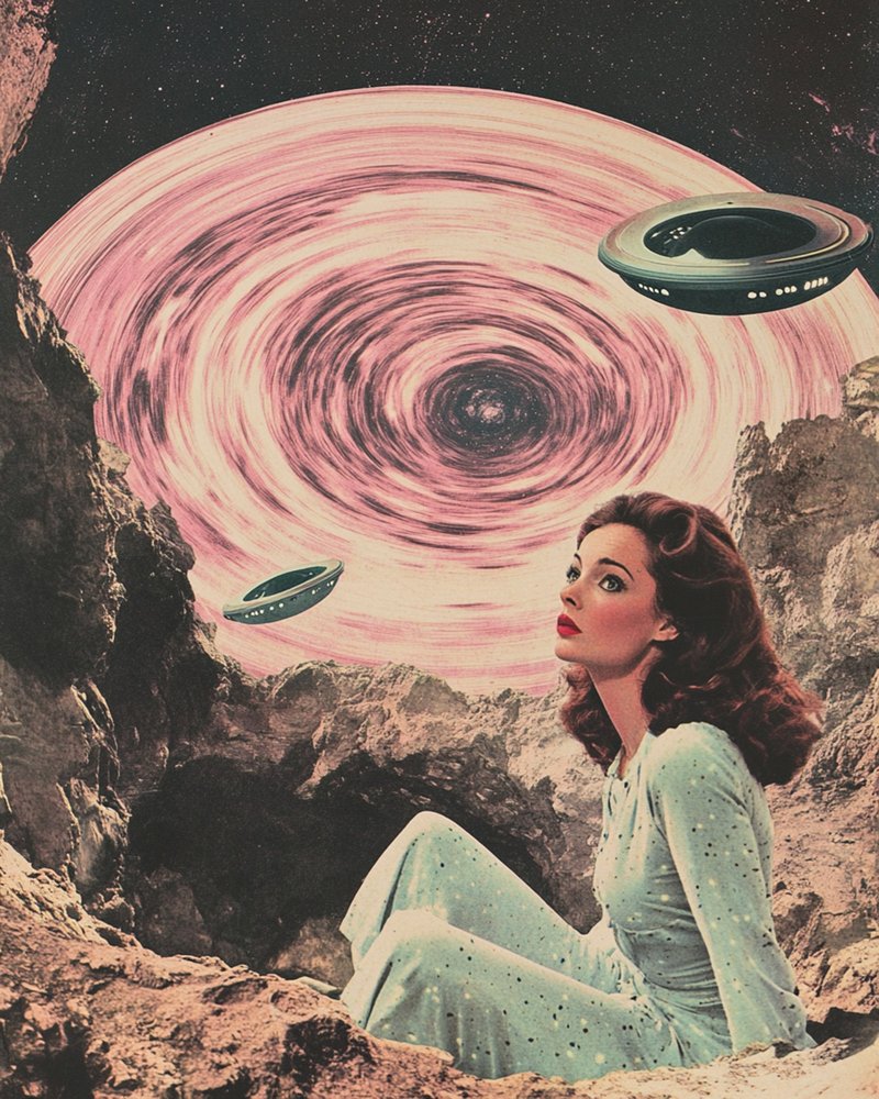 Rosa Galaxie Blick von Samantha Hearn