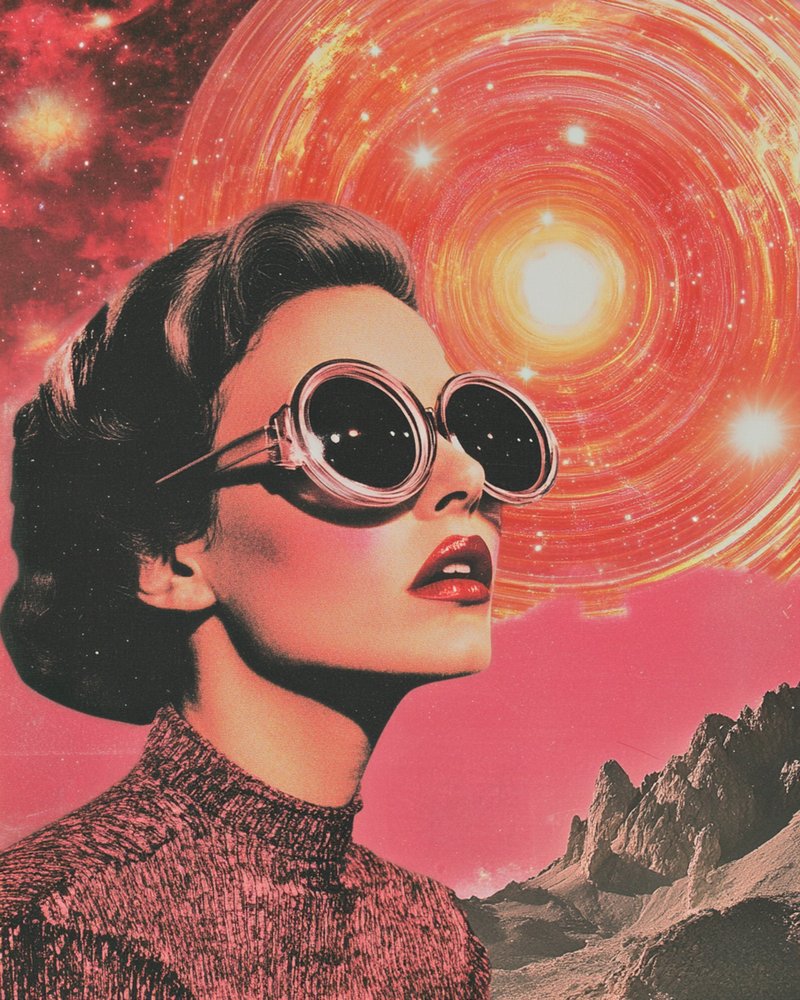 Retro Weltraum Glamour von Samantha Hearn