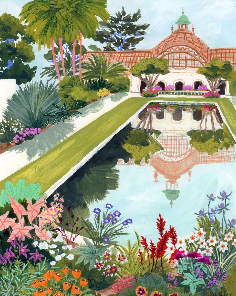 Tropischer Gartenpavillon von Sarah Gesek