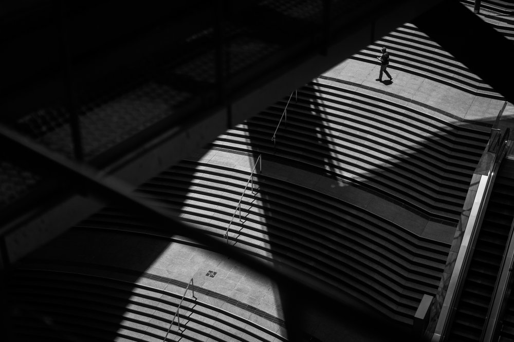 Geometrischer Schattenweg von Satoshi Hata