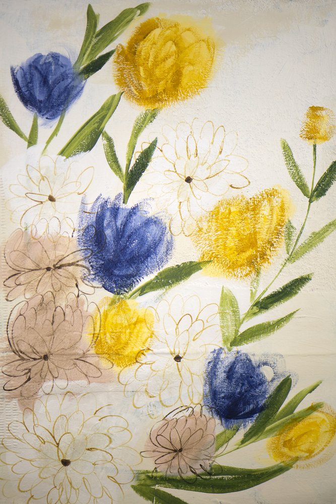 Abstrakte Blumenblüten von Shelley Hampe