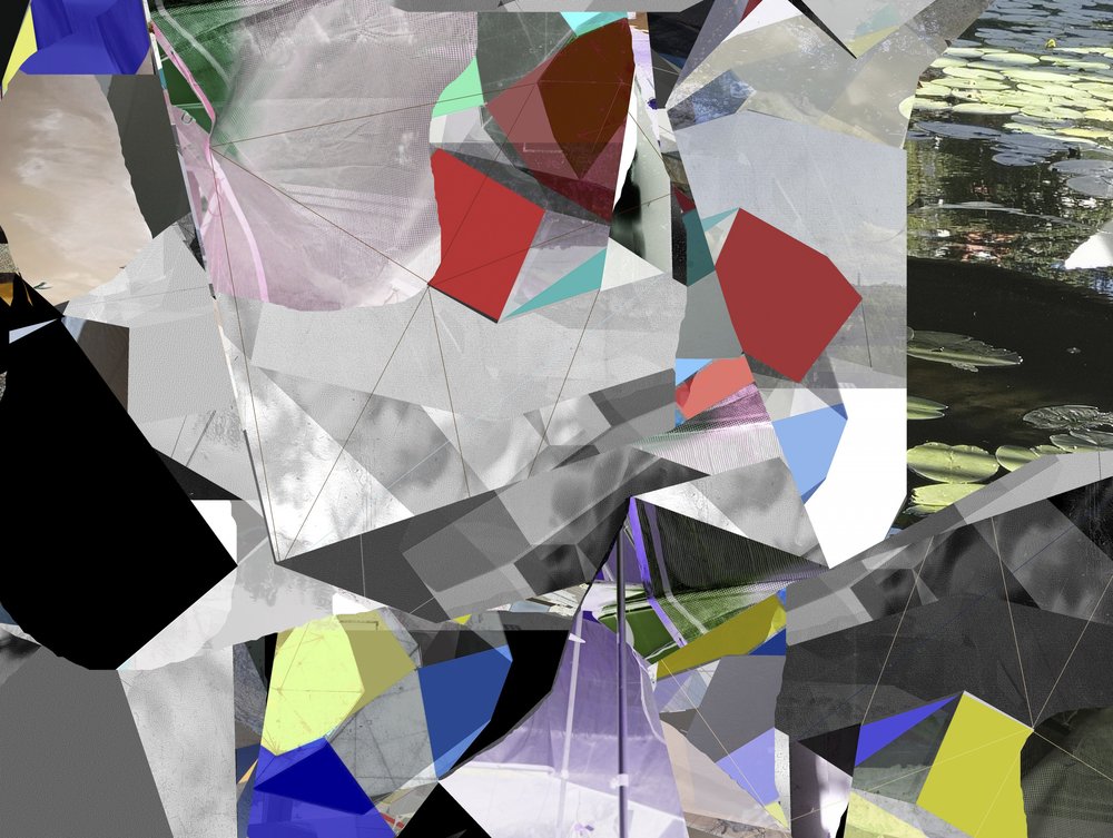 Abstrakte Geometrische Landschaft von Stefan Fransson