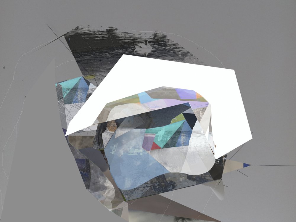 Abstrakte geometrische Reflexion von Stefan Fransson