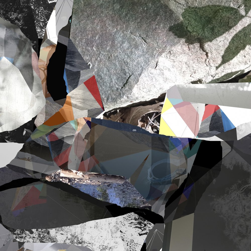 Geometrische Naturcollage von Stefan Fransson