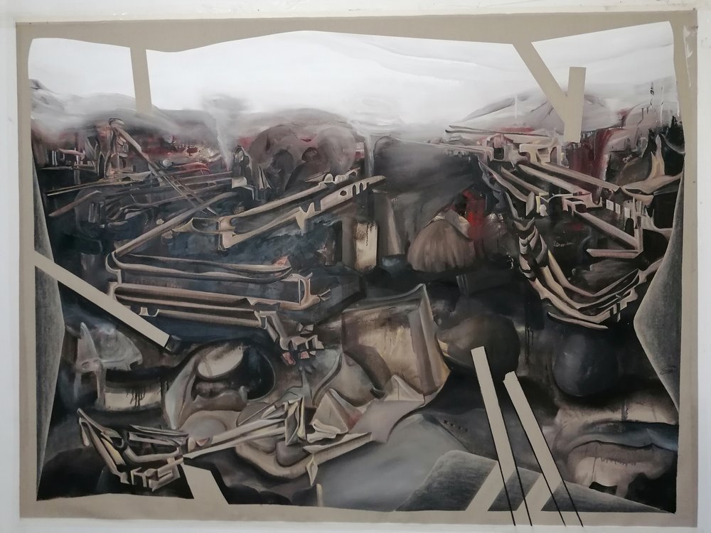 Dystopische Maschinenlandschaft von Stefano Mazzolini