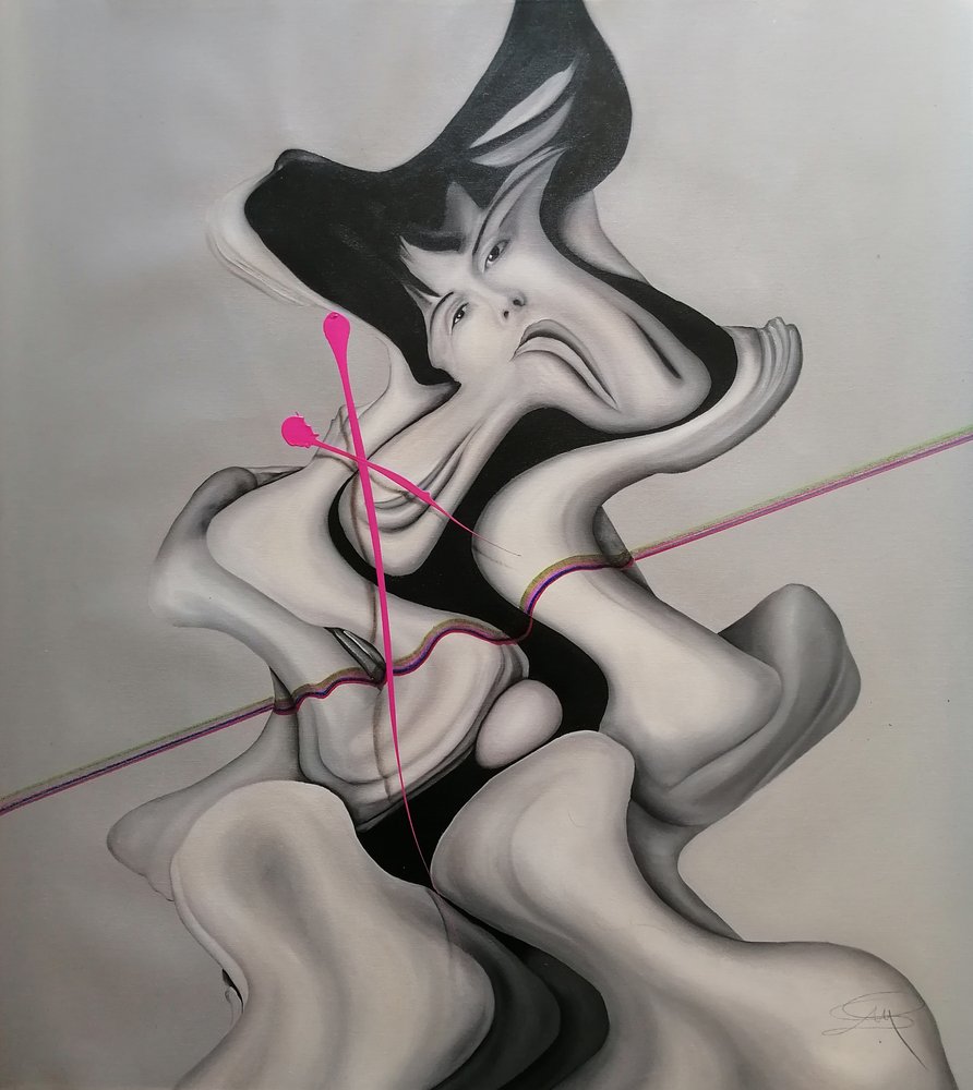 Surreale fließende Frau von Stefano Mazzolini