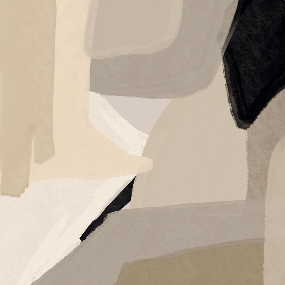 Abstrakte neutrale Formen von Studio Palette