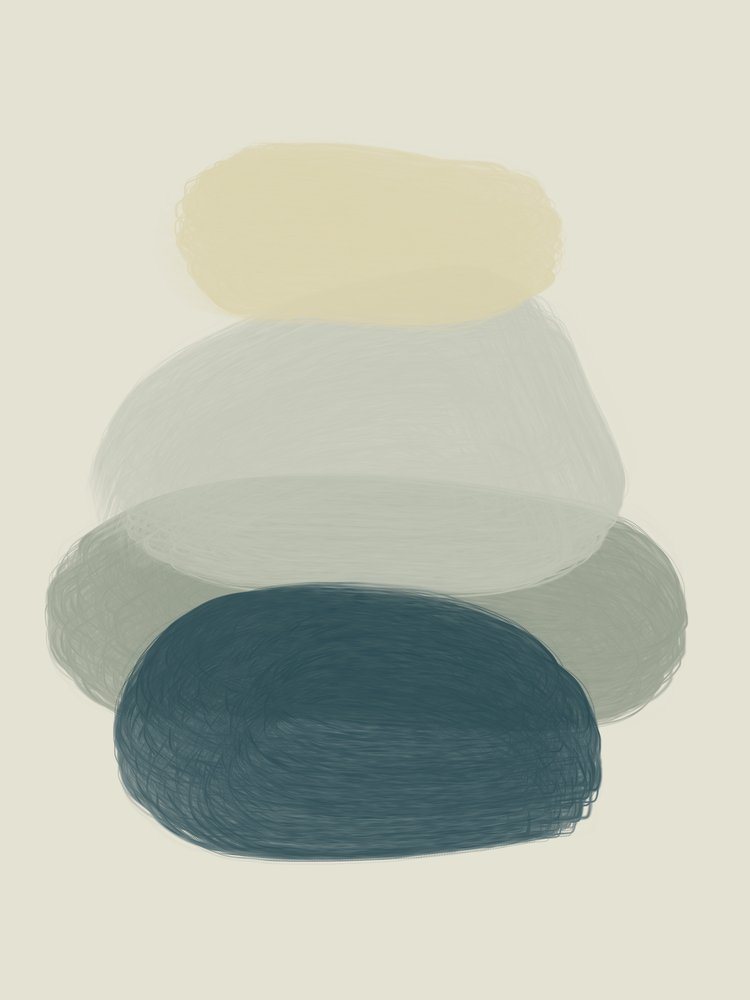 Ruhiger Steinhaufen von Studio Palette