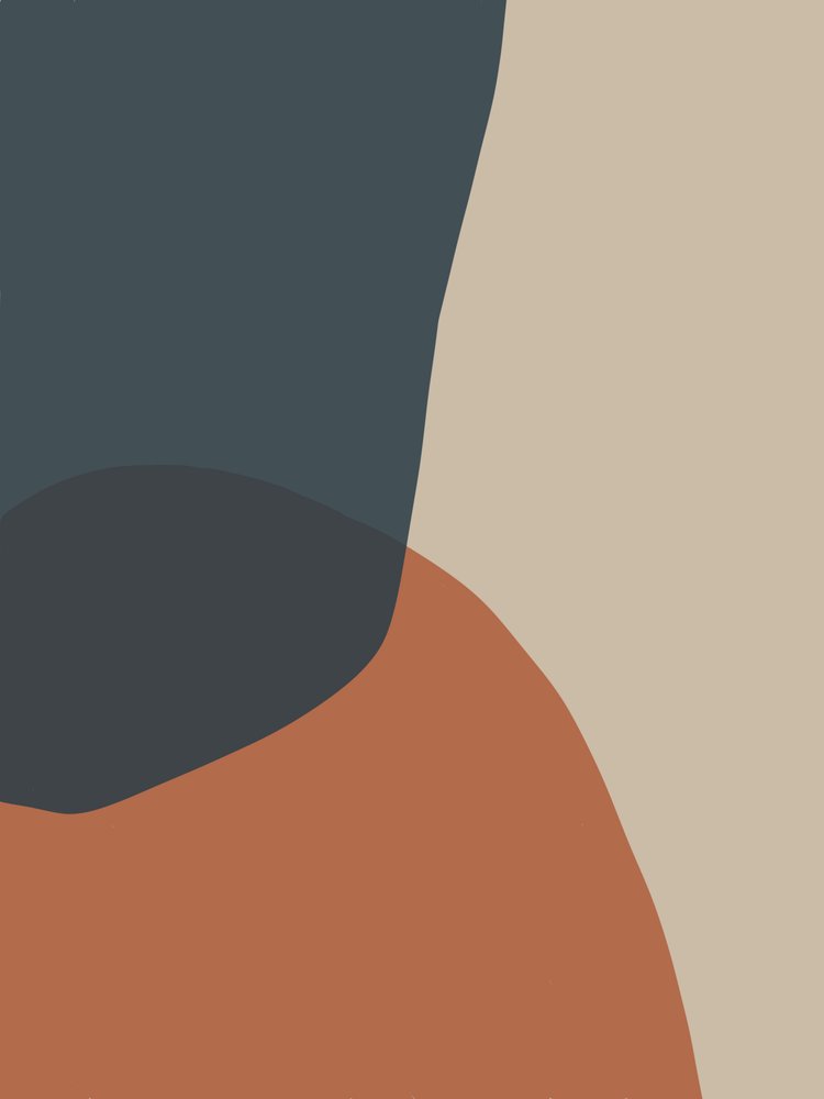 Erdige organische Formen von Studio Palette
