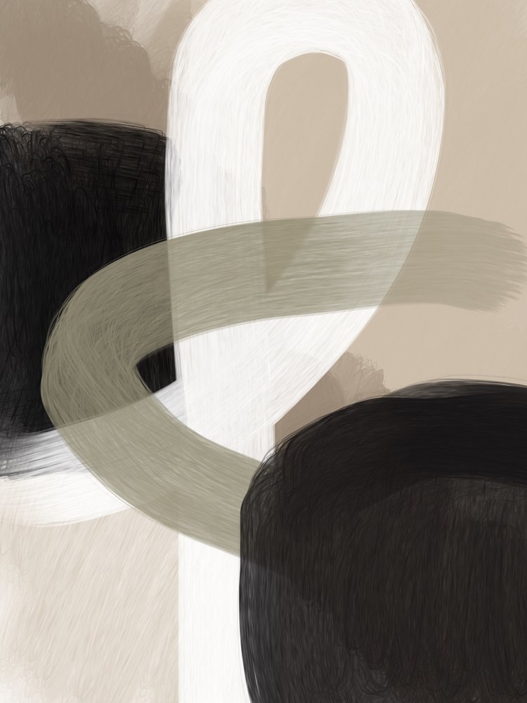 Moderne neutrale Formen von Studio Palette