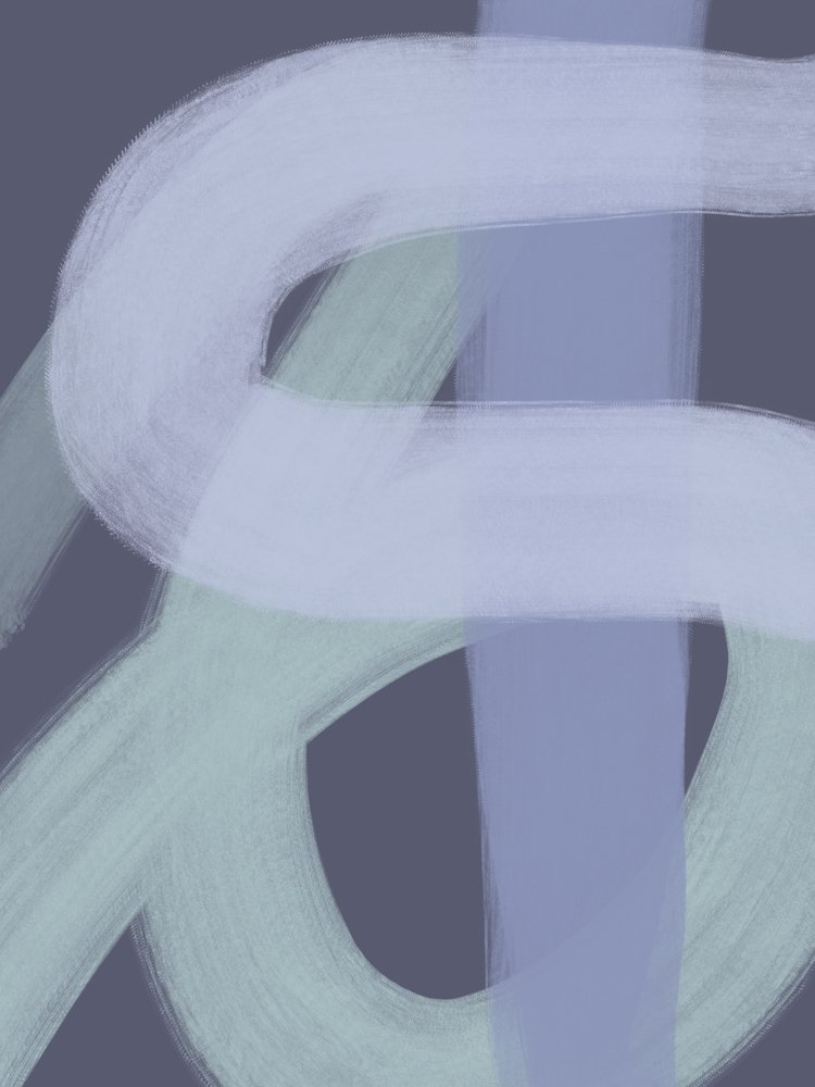 Weiche abstrakte Formen von Studio Palette