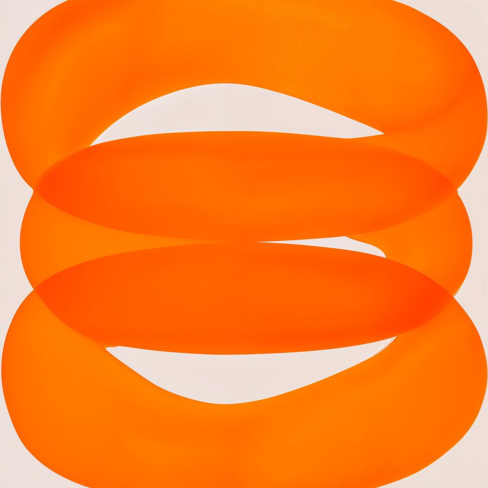 Lebendige orange Schleifen von Studio Palette