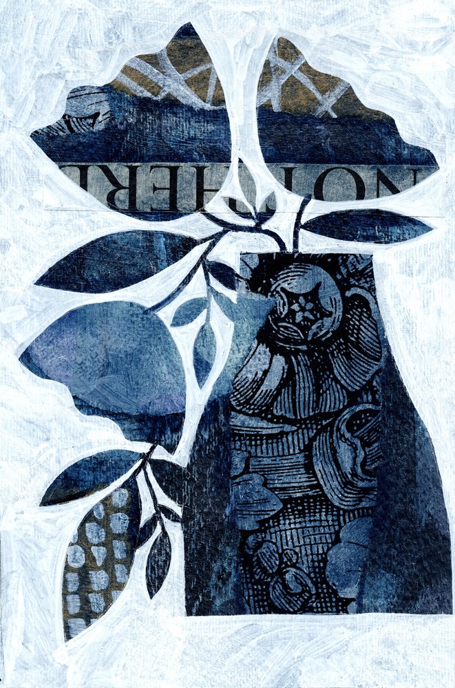 Geschichtete Blaue Botanicals von Susan Black
