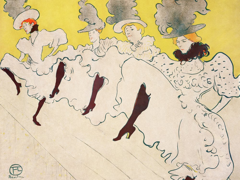 Mademoiselle Eglantines Truppe (1896) von TOULOUSE LAUTREC