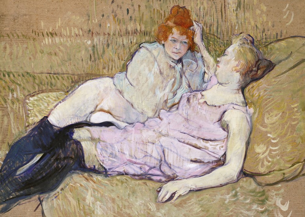 Das Sofa (ca. 1894–1896) von TOULOUSE LAUTREC