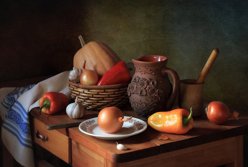 Herbstliche Küchenfülle von Tatyana Skorokhod
