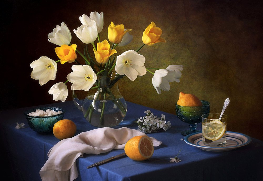 Frische Tulpe Stillleben von Tatyana Skorokhod